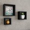 Hastings Home Floating Shelves, Cube Wall Set with Hidden Brackets, 3 Sizes to Display Decor, Books, Photos, (Black 484899FEC - alternate 1